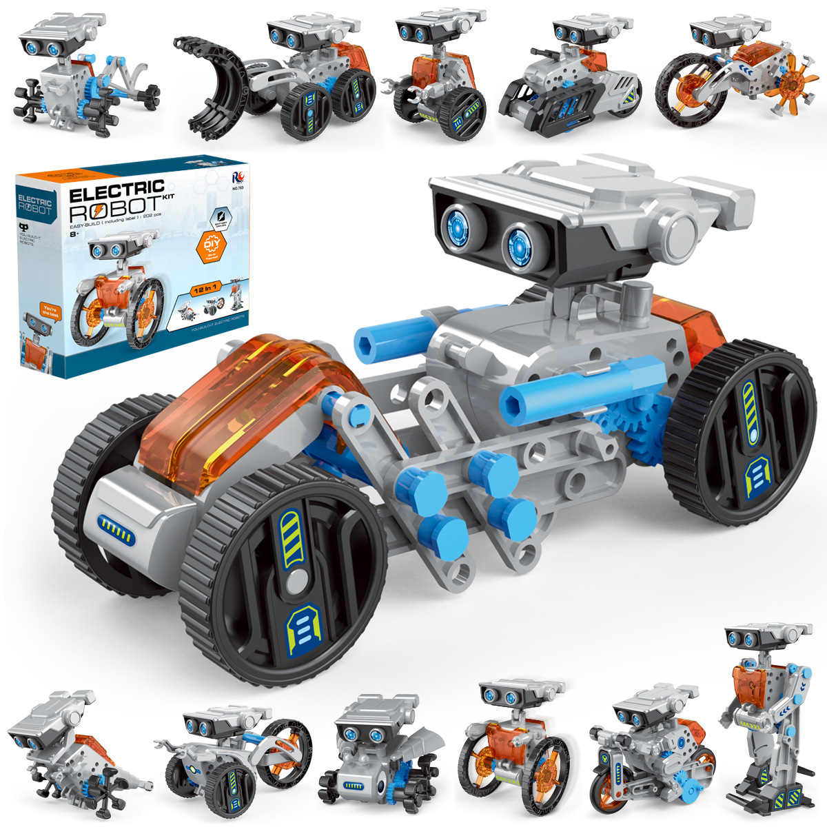 Science Toys - 12 в 1, научный эксперимент, солнечный