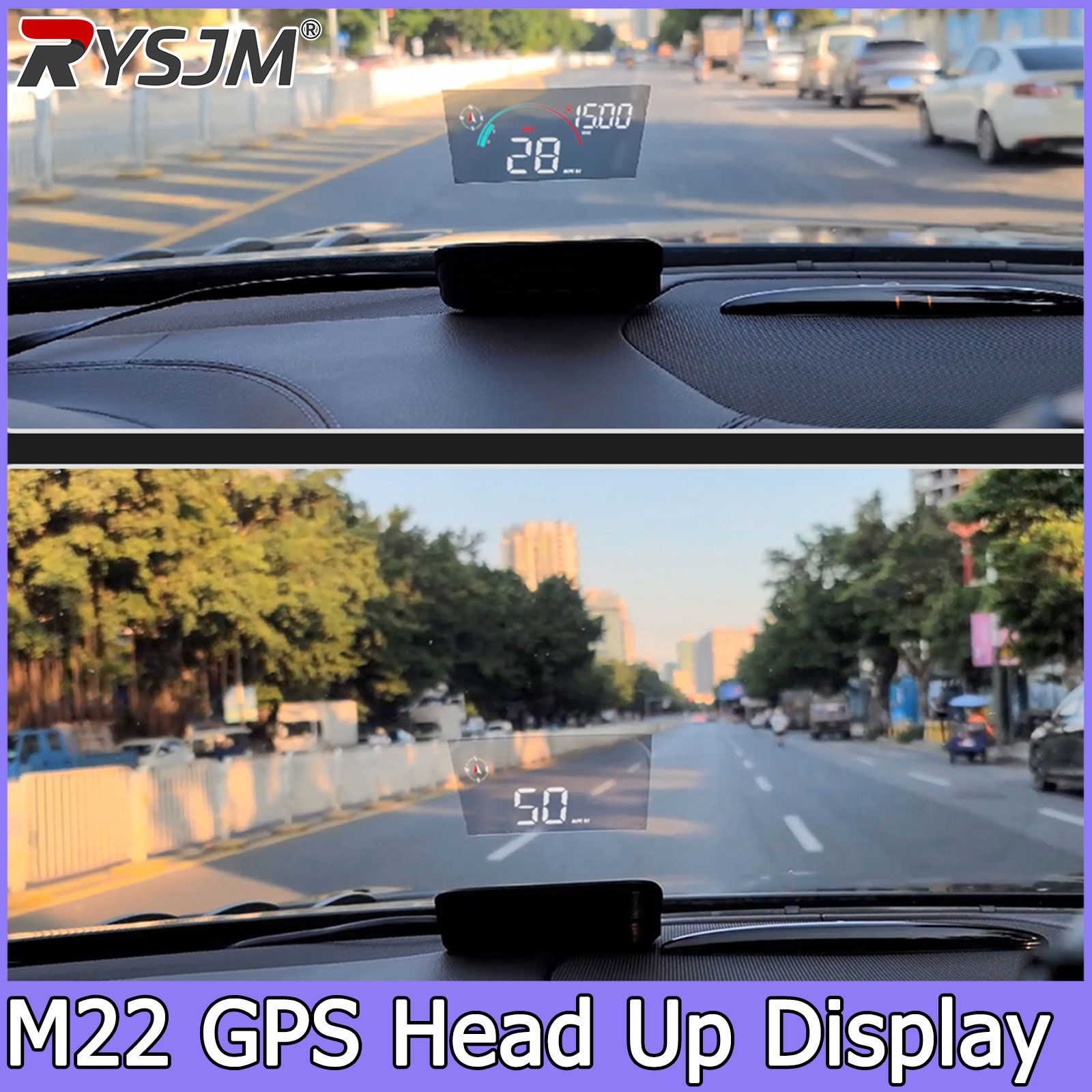 Anemometer Wind Speed - Проектор на лобовое стекло M22 GPS-спидометр,