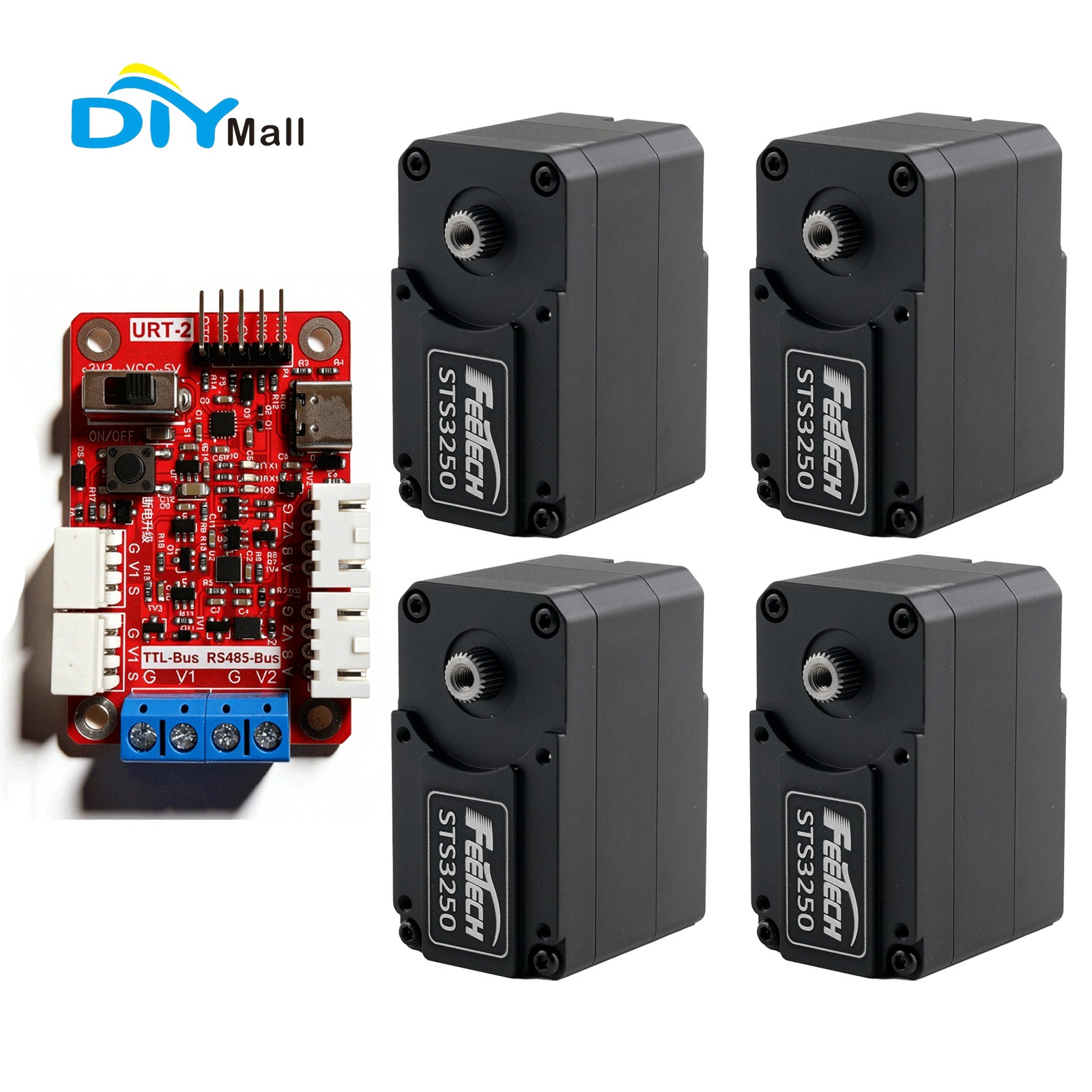 Robot Arm Motor - Сервопривод Feetech STS3250 12В 50КГ с