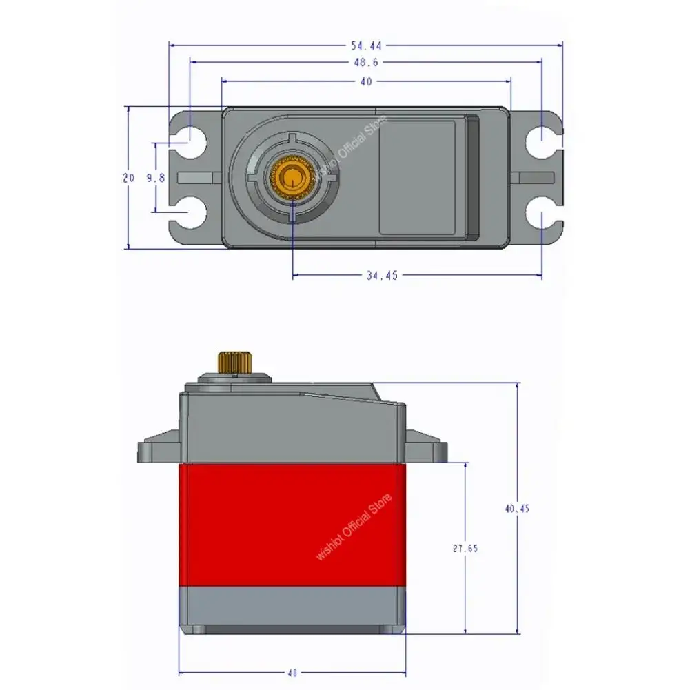 Цифровой сервопривод TD-8135MG – обзор и цена Robot Arm Motor