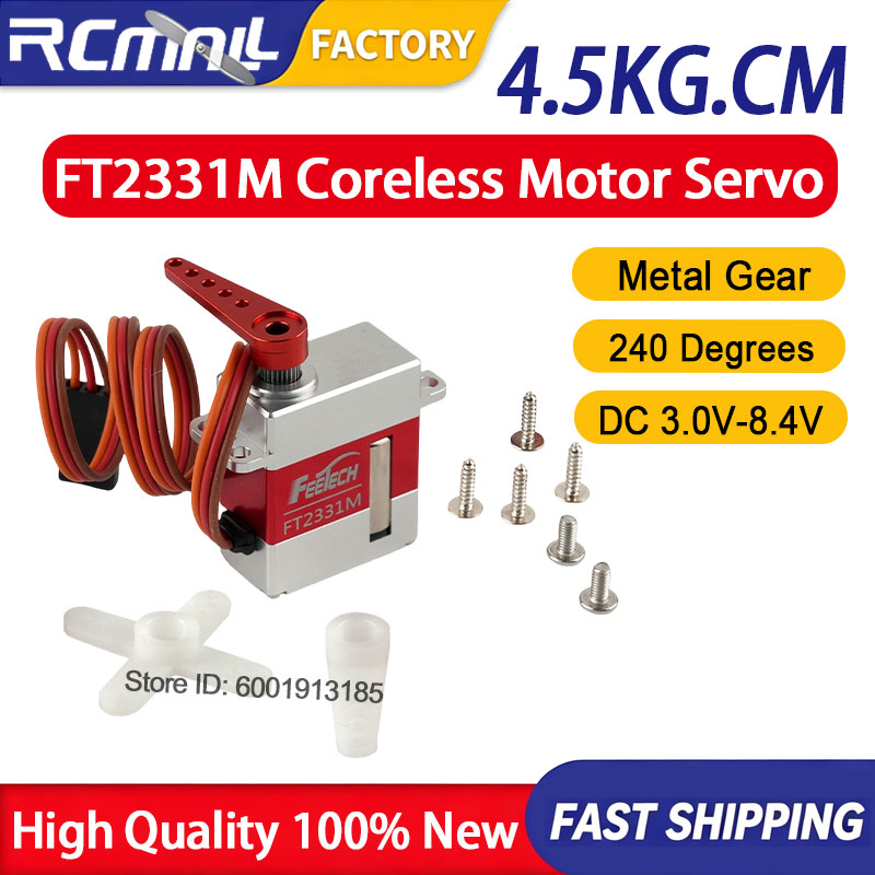Микросервопривод FT2331M, 4.5  – обзор и цена Robot Arm Motor